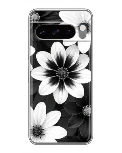 Чохол для Sony Xperia 10 VII з картинкою «Монохромні айстри»