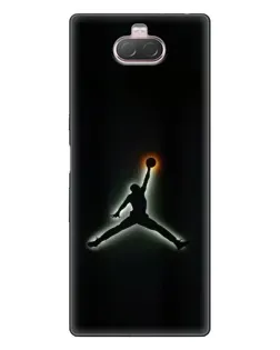 Чохол для Sony Xperia 10 з картинкою «Jordan Gradient Logo»