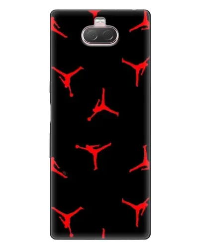 Чехол для Sony Xperia 10 с картинкой «Jordan Red Pattern» Чехол для Sony Xperia 10 с картинкой «Jordan Red Pattern»