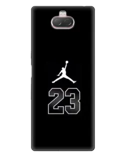 Чехол для Sony Xperia 10 с картинкой «Jordan Flight 23»