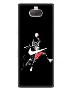 Чехол для Sony Xperia 10 с картинкой «Jordan Jumpman»