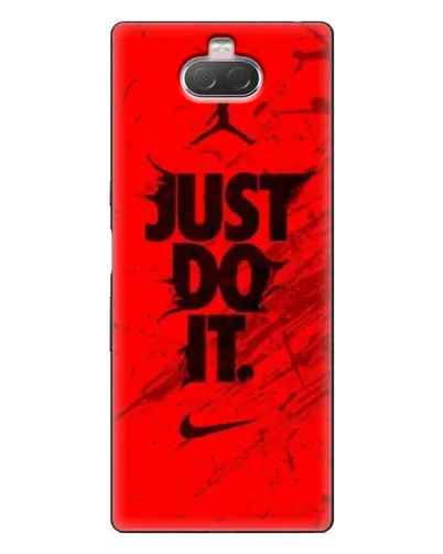 Чехол для Sony Xperia 10 с картинкой «Nike Just Do It» Чехол для Sony Xperia 10 с картинкой «Nike Just Do It»