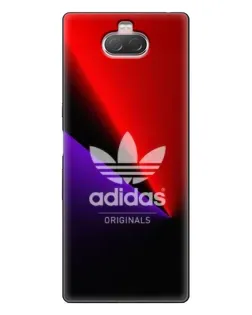 Чохол для Sony Xperia 10 з картинкою «Adidas Red Neon»