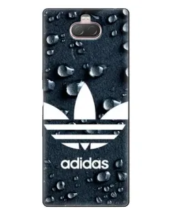 Чохол для Sony Xperia 10 з картинкою «Adidas Trefoil Blue»