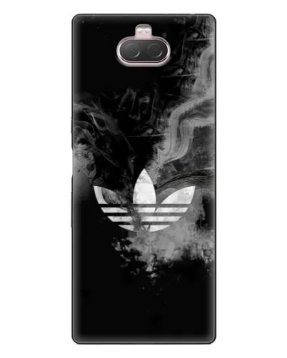 Чехол для Sony Xperia 10 с картинкой «Абстрактный дым Adidas» Чехол для Sony Xperia 10 с картинкой «Абстрактный дым Adidas»