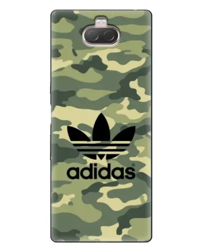Чехол для Sony Xperia 10 с картинкой «Милитари стиль Adidas» Чехол для Sony Xperia 10 с картинкой «Милитари стиль Adidas»