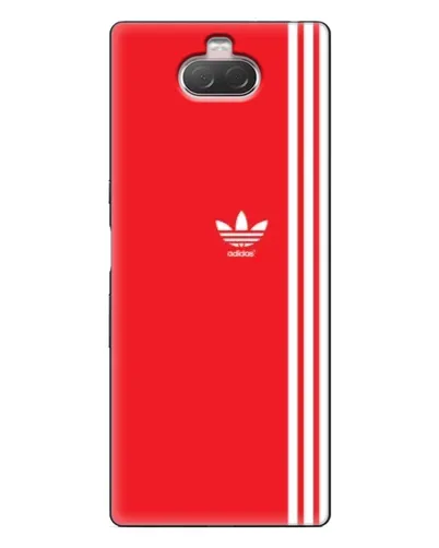 Чехол для Sony Xperia 10 с картинкой «Красный минимализм Adidas» Чехол для Sony Xperia 10 с картинкой «Красный минимализм Adidas»