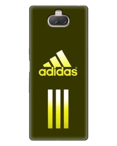Чехол для Sony Xperia 10 с картинкой «Оливковый градиент Adidas» Чехол для Sony Xperia 10 с картинкой «Оливковый градиент Adidas»