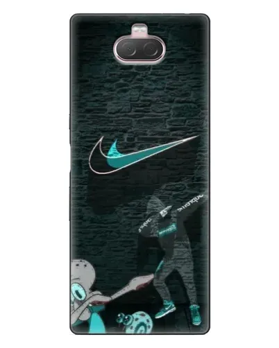 Чехол для Sony Xperia 10 с картинкой «Спортивный арт Nike»