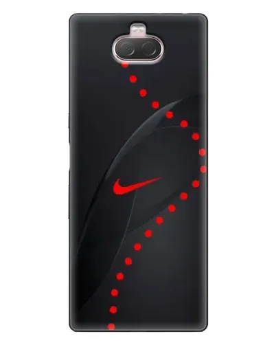 Чехол для Sony Xperia 10 с картинкой «Абстрактный дизайн Nike»