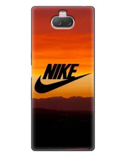 Чехол для Sony Xperia 10 с картинкой «Nike — вечерний горизонт»
