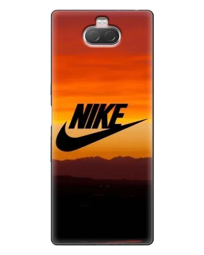 Чехол для Sony Xperia 10 с картинкой «Nike — вечерний горизонт»