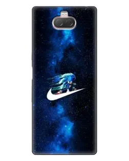 Чехол для Sony Xperia 10 с картинкой «Звездный путь Nike»