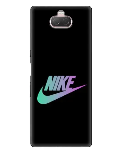 Чехол для Sony Xperia 10 с картинкой «Nike — городская ночь»