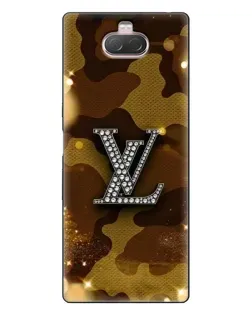 Чехол для Sony Xperia 10 с картинкой «Камуфляжный Louis Vuitton»