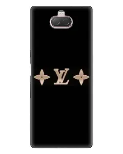 Чехол для Sony Xperia 10 с картинкой «Louis Vuitton — минимализм»