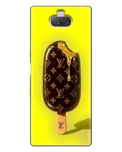 Чехол для Sony Xperia 10 с картинкой «Мороженое от LV»