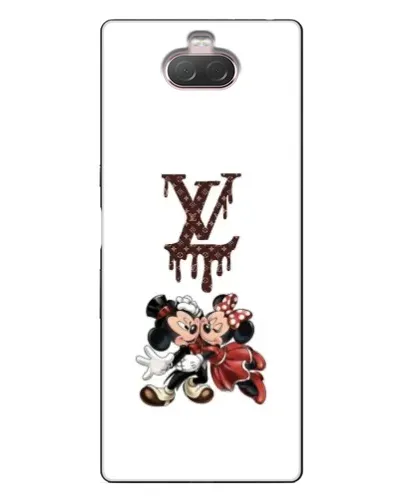 Чехол для Sony Xperia 10 с картинкой «LV и Микки Маус» Чехол для Sony Xperia 10 с картинкой «LV и Микки Маус»