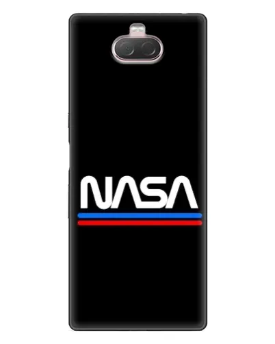Чохол для Sony Xperia 10 з картинкою «NASA — класика Red Blue»