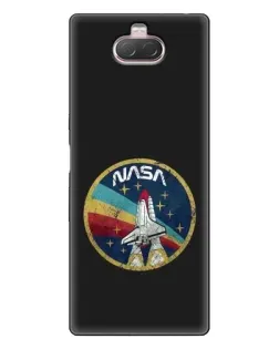 Чохол для Sony Xperia 10 з картинкою «NASA — емблема місії»