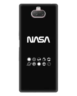 Чохол для Sony Xperia 10 з картинкою «NASA — технічний принт»