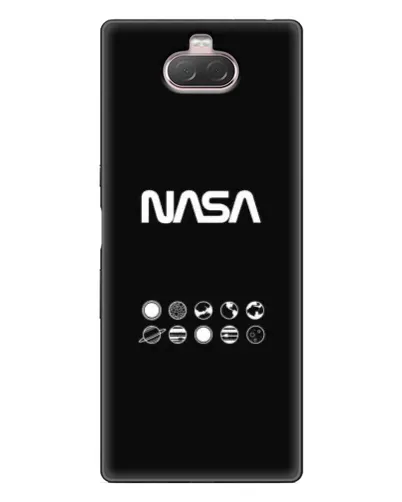 Чохол для Sony Xperia 10 з картинкою «NASA — технічний принт»