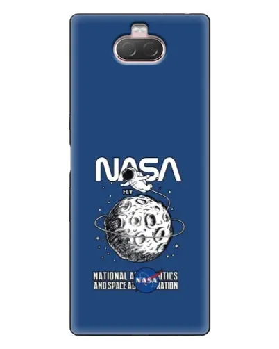 Чохол для Sony Xperia 10 з картинкою «NASA — місячна місія»