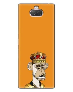Чохол для Sony Xperia 10 з картинкою «Золота мавпа Bored Ape»