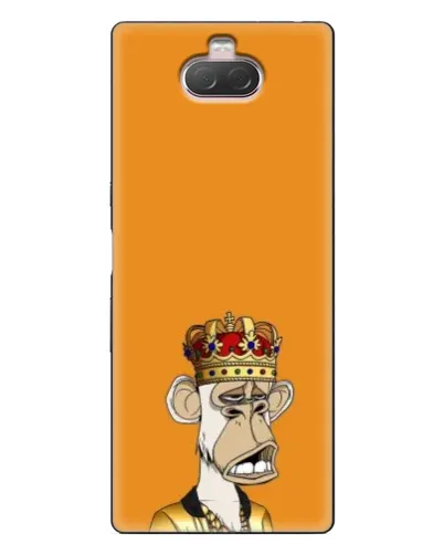 Чохол для Sony Xperia 10 з картинкою «Золота мавпа Bored Ape»