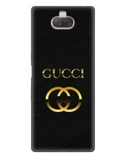 Чохол для Sony Xperia 10 з картинкою «Золотий логотип Gucci» Чохол для Sony Xperia 10 з картинкою «Золотий логотип Gucci»
