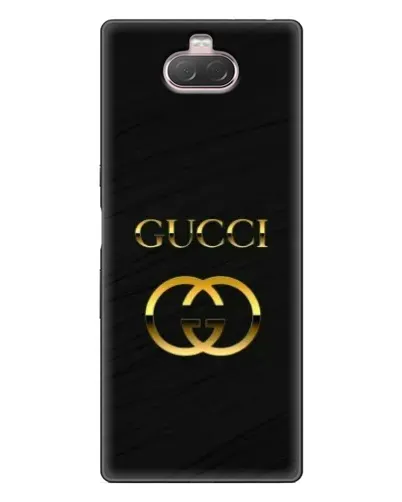 Чехол для Sony Xperia 10 с картинкой «Золотой логотип Gucci» Чехол для Sony Xperia 10 с картинкой «Золотой логотип Gucci»