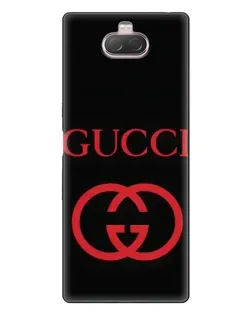 Чохол для Sony Xperia 10 з картинкою «Gucci — червоний логотип» Чохол для Sony Xperia 10 з картинкою «Gucci — червоний логотип»