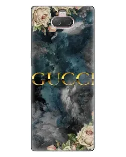Чохол для Sony Xperia 10 з картинкою «Абстрактні квіти Gucci» Чохол для Sony Xperia 10 з картинкою «Абстрактні квіти Gucci»