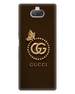 Чохол для Sony Xperia 10 з картинкою «Gucci — золотий метелик» Чохол для Sony Xperia 10 з картинкою «Gucci — золотий метелик»