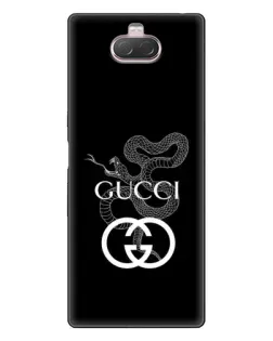 Чохол для Sony Xperia 10 з картинкою «Gucci — срібна змія» Чохол для Sony Xperia 10 з картинкою «Gucci — срібна змія»