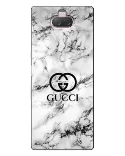 Чохол для Sony Xperia 10 з картинкою «Gucci — мармуровий шик» Чохол для Sony Xperia 10 з картинкою «Gucci — мармуровий шик»