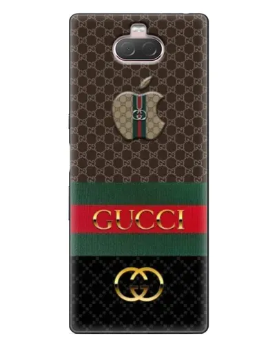 Чехол для Sony Xperia 10 с картинкой «Gucci — брендированный десерт» Чехол для Sony Xperia 10 с картинкой «Gucci — брендированный десерт»