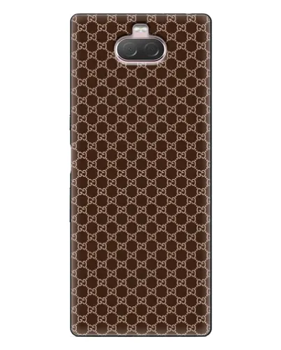 Чехол для Sony Xperia 10 с картинкой «Gucci — шоколадная сетка» Чехол для Sony Xperia 10 с картинкой «Gucci — шоколадная сетка»