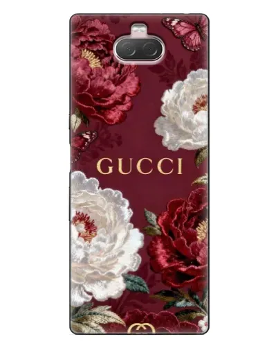 Чехол для Sony Xperia 10 с картинкой «Gucci — бордовые розы» Чехол для Sony Xperia 10 с картинкой «Gucci — бордовые розы»