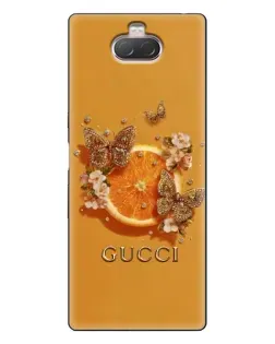 Чохол для Sony Xperia 10 з картинкою «Gucci — золоті метелики» Чохол для Sony Xperia 10 з картинкою «Gucci — золоті метелики»