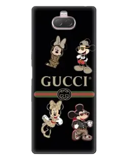Чохол для Sony Xperia 10 з картинкою «Gucci — герої Disney та монограма» Чохол для Sony Xperia 10 з картинкою «Gucci — герої Disney та монограма»