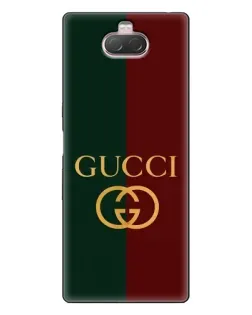 Чохол для Sony Xperia 10 з картинкою «Gucci — темно-зелений градієнт» Чохол для Sony Xperia 10 з картинкою «Gucci — темно-зелений градієнт»