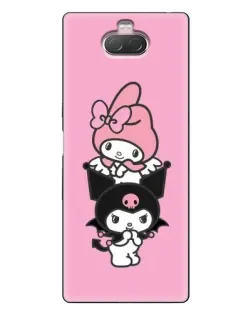 Чохол для Sony Xperia 10 з картинкою «My Melody та Kuromi»
