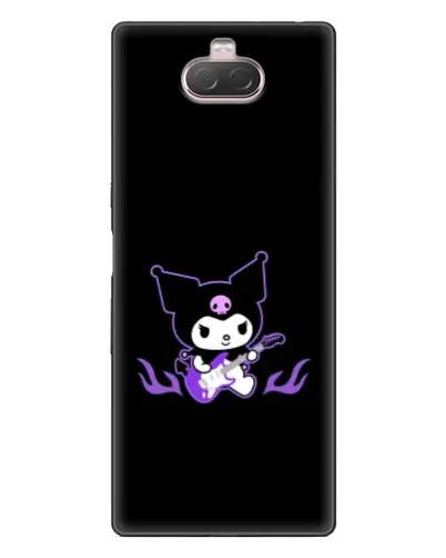 Чехол для Sony Xperia 10 с картинкой «Электрическая Kuromi»