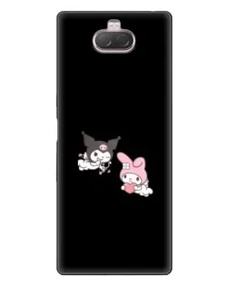 Чохол для Sony Xperia 10 з картинкою «My Melody та Kuromi»