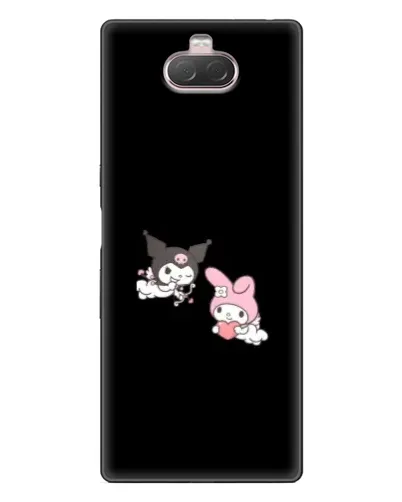 Чехол для Sony Xperia 10 с картинкой «My Melody и Kuromi»