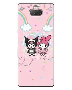 Чохол для Sony Xperia 10 з картинкою «My Melody та Kuromi»