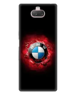 Чохол для Sony Xperia 10 з картинкою «Логотип BMW — спалах»
