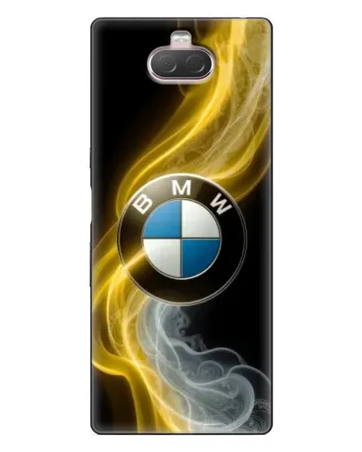 Чохол для Sony Xperia 10 з картинкою «Золотистий дим BMW»