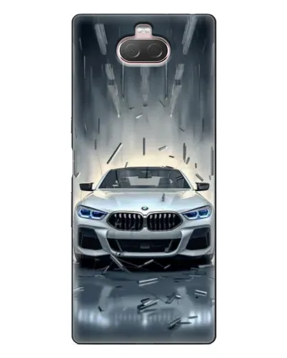 Чохол для Sony Xperia 10 з картинкою «BMW у світлі фар»